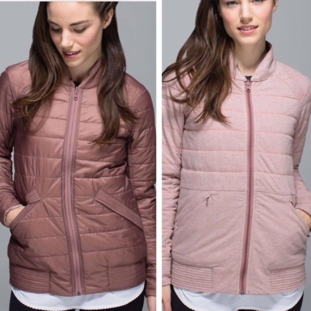 Lululemon The Bomb Bomber Jacket Sz 4 NWT